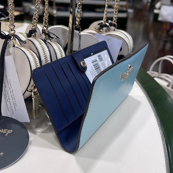 Kate Spade Madison Large Slim Bifold Wallet
Blue Glow 
NWT - Picture 7 of 16